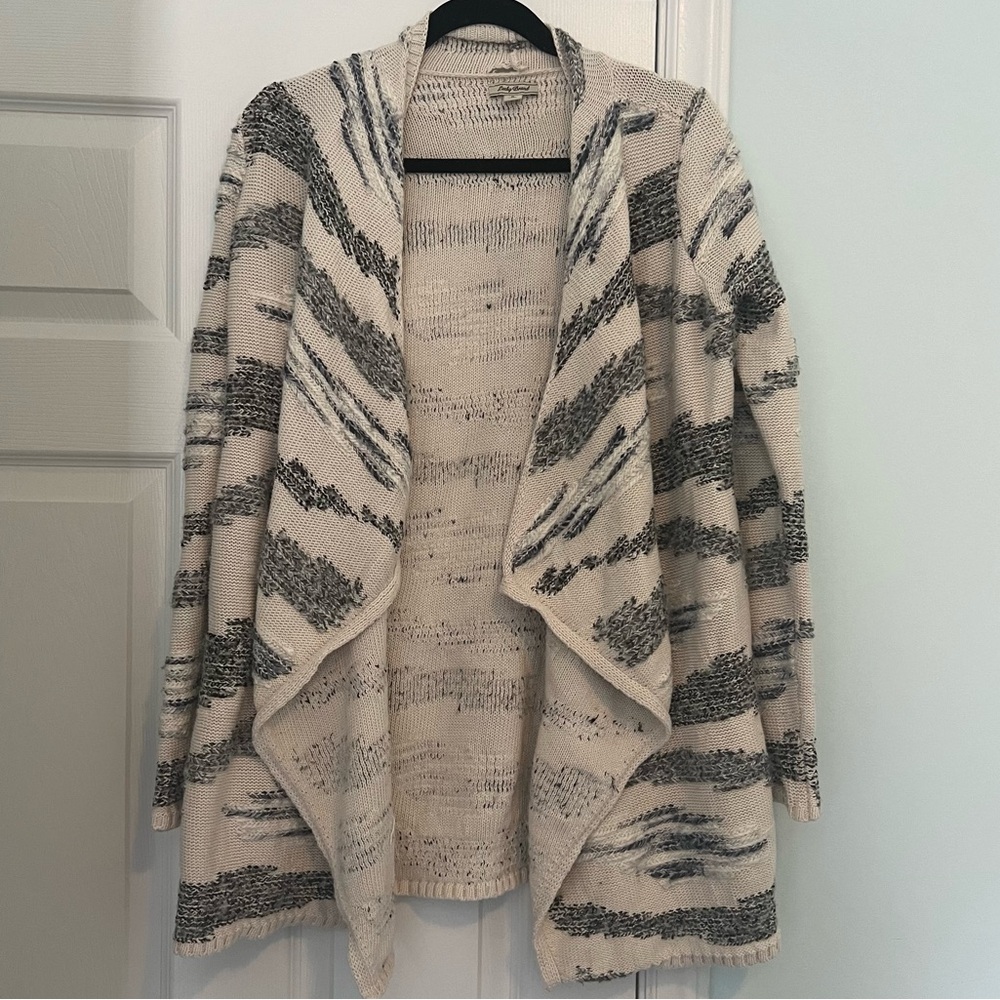 Lucky Brand Tan Cardigan